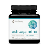 Youtheory, Ashwagandha, 1000 Mg, 60 Vegetarian Capsules