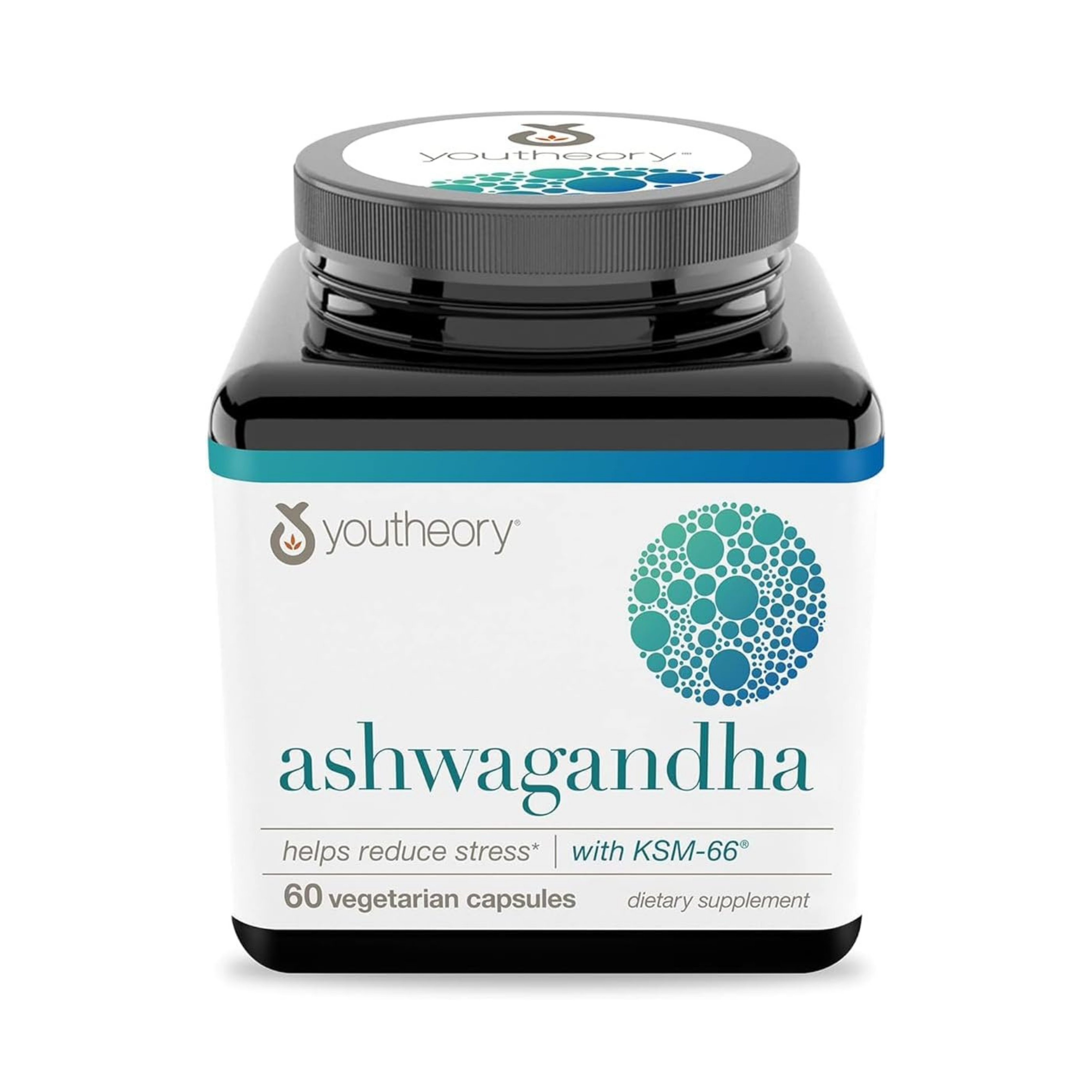 Youtheory, Ashwagandha, 1000 Mg, 60 Vegetarian Capsules