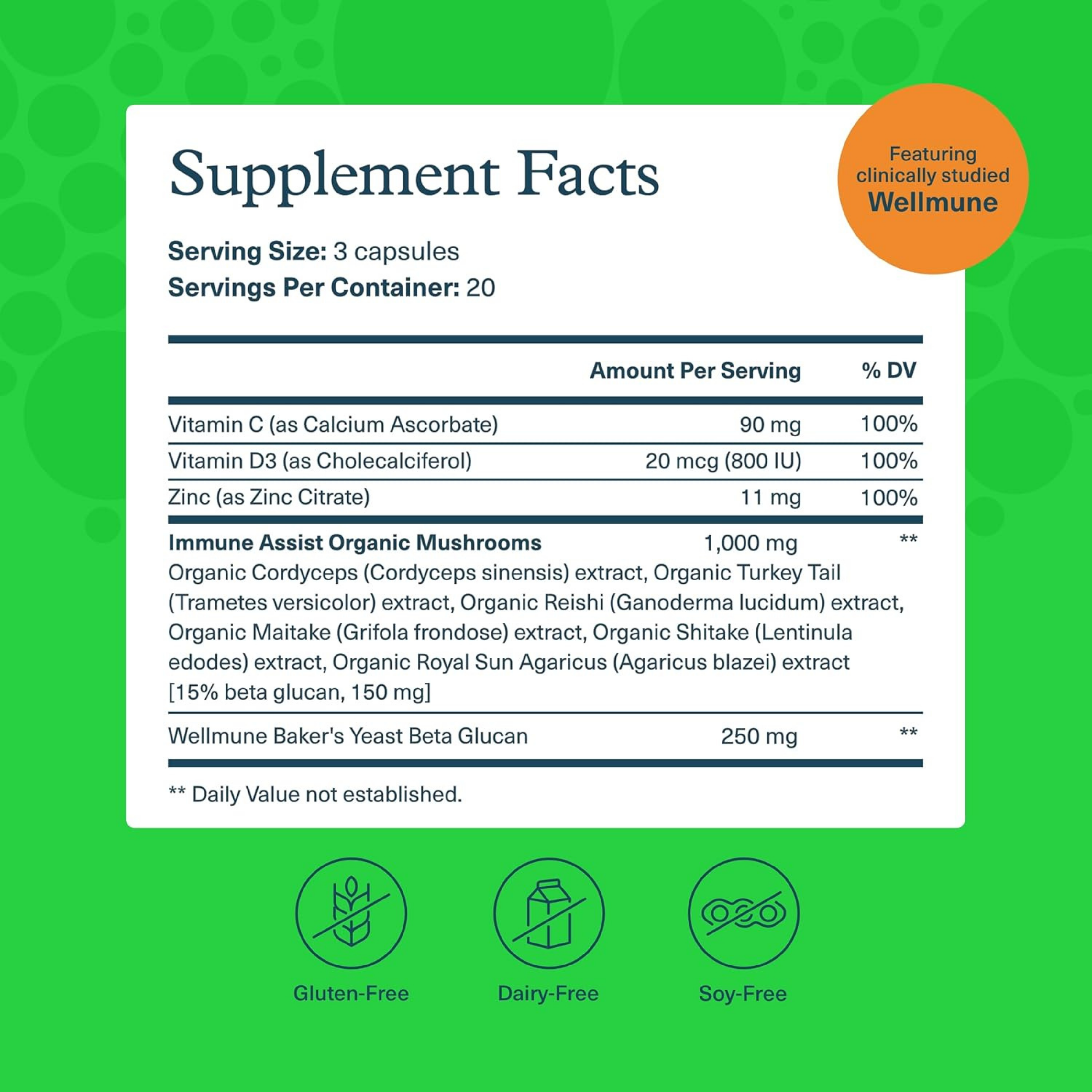 Youtheory, Immune+,  Daily Wellness, 60 Vegetarian Capsules