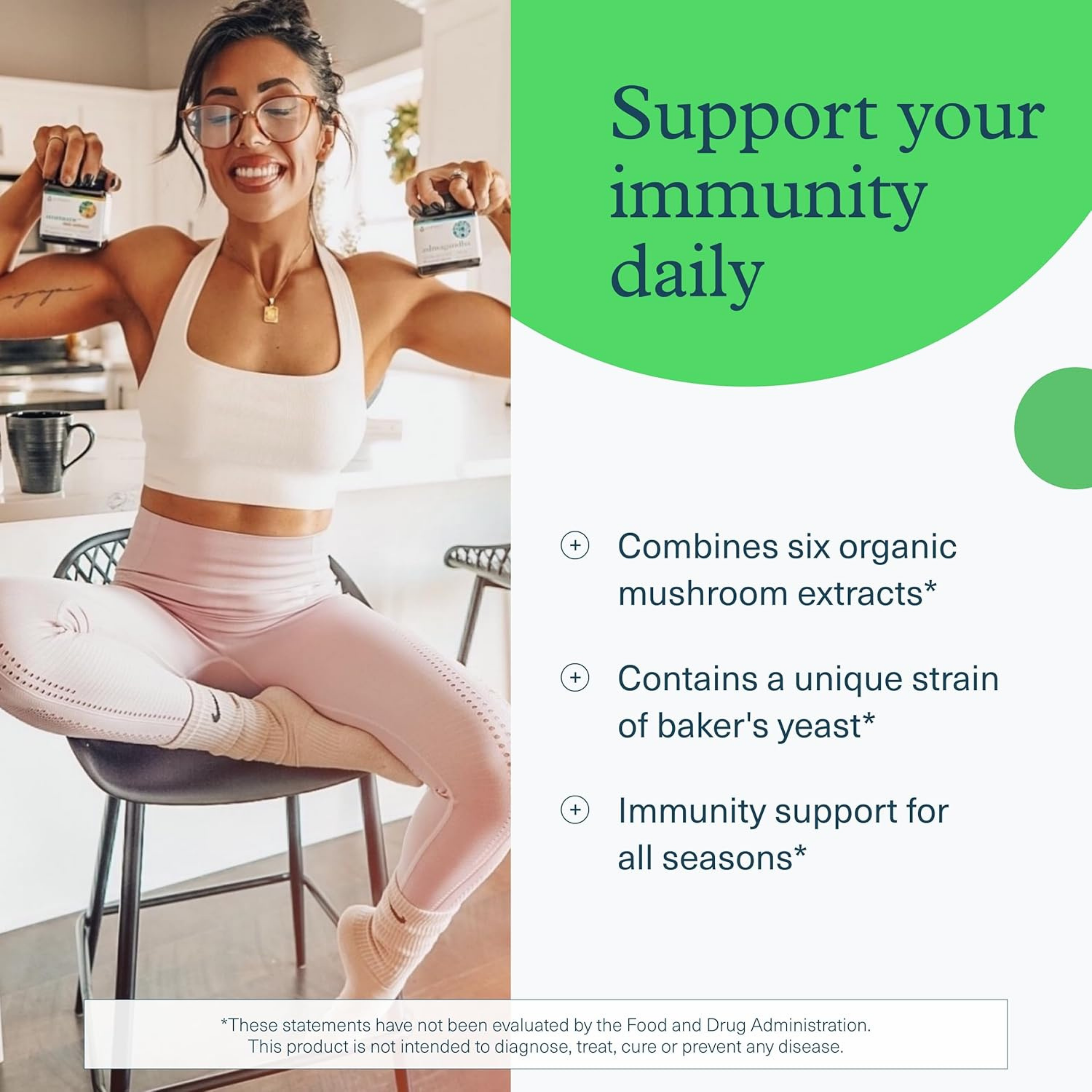 Youtheory, Immune+,  Daily Wellness, 60 Vegetarian Capsules