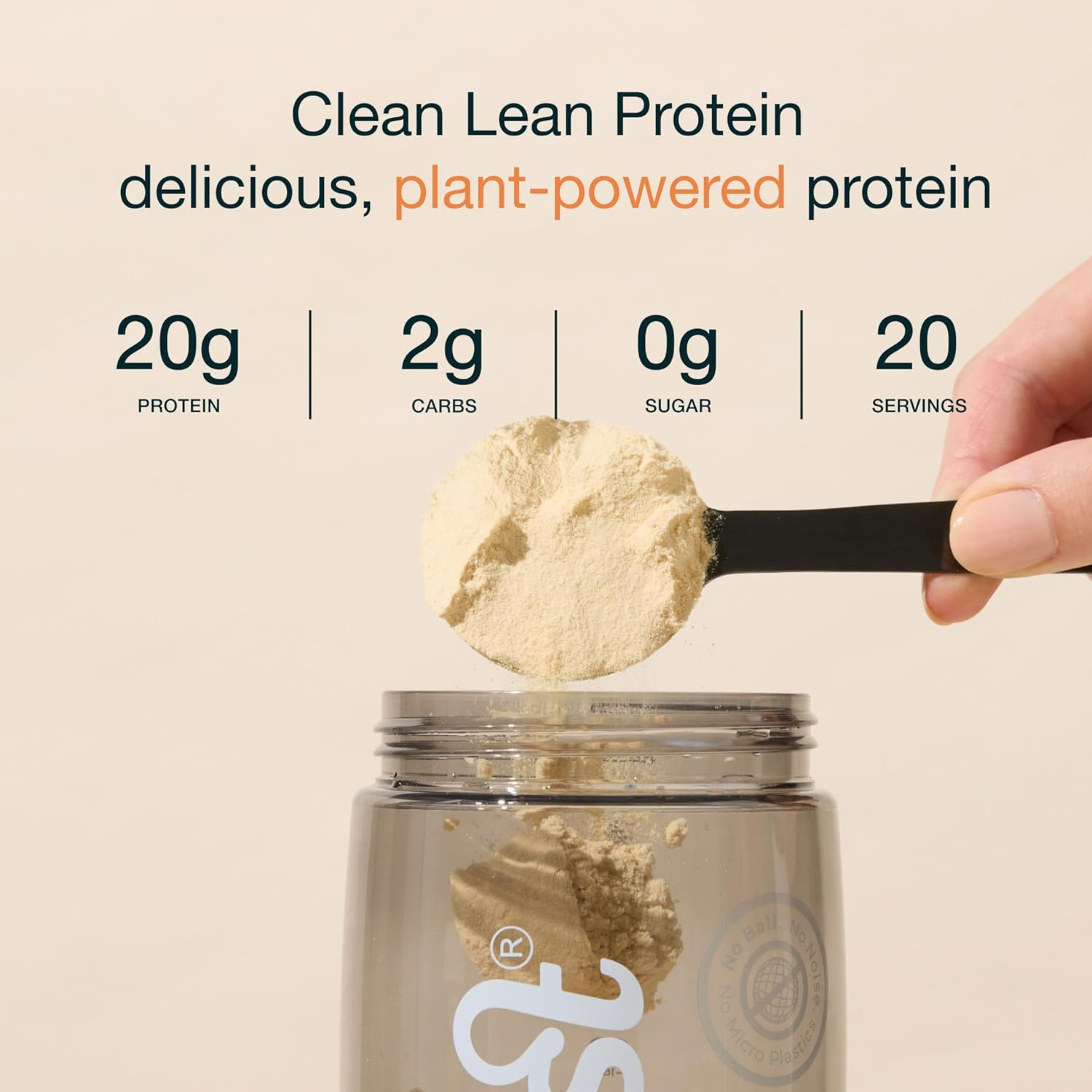 Nuzest, Pea Protein Powder, Clean Lean Protein, Rich Chocolate, 20 Servings, 1.1 lb