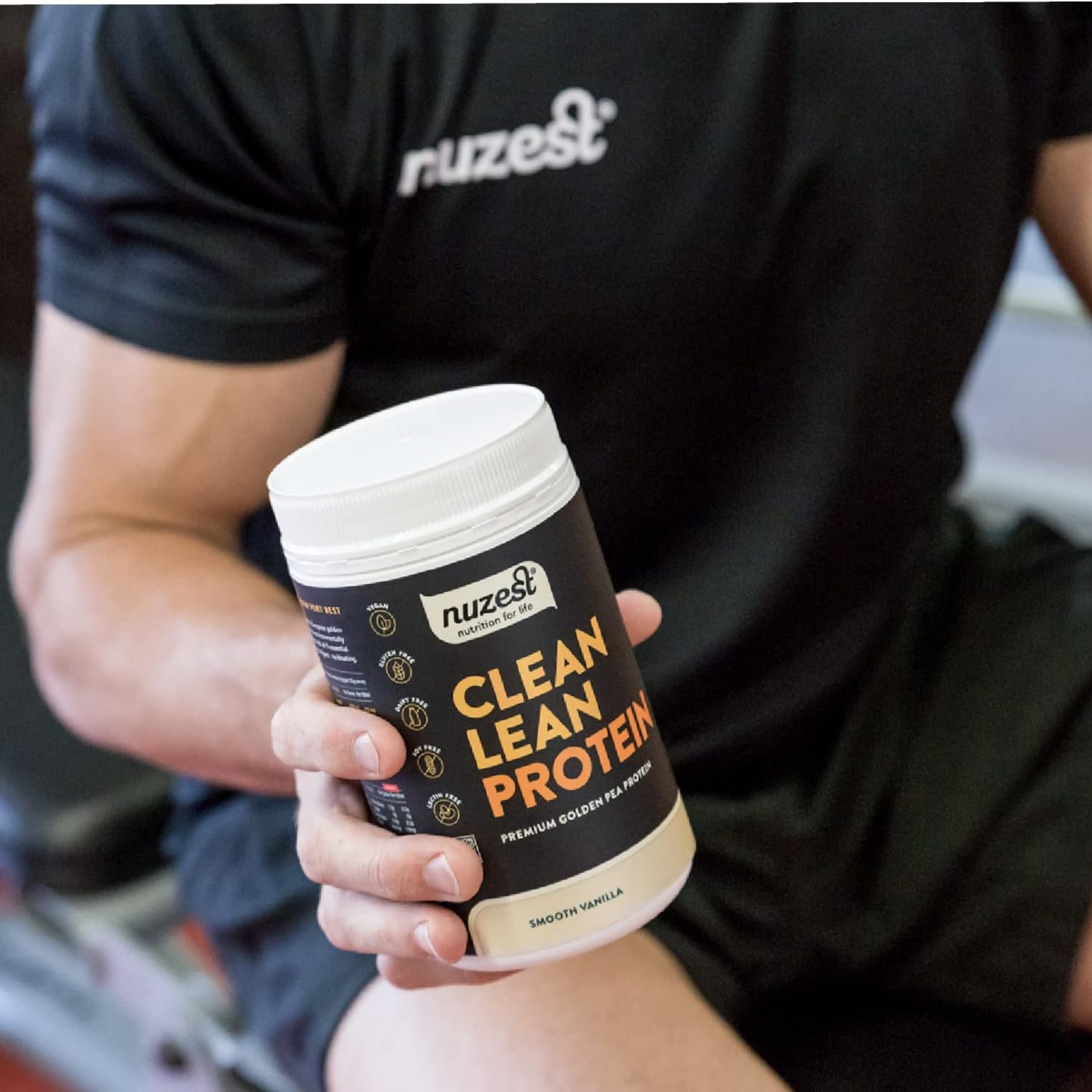 Nuzest, Pea Protein Powder, Clean Lean Protein, Smooth Vanilla, 10 Servings, 8.8 Oz