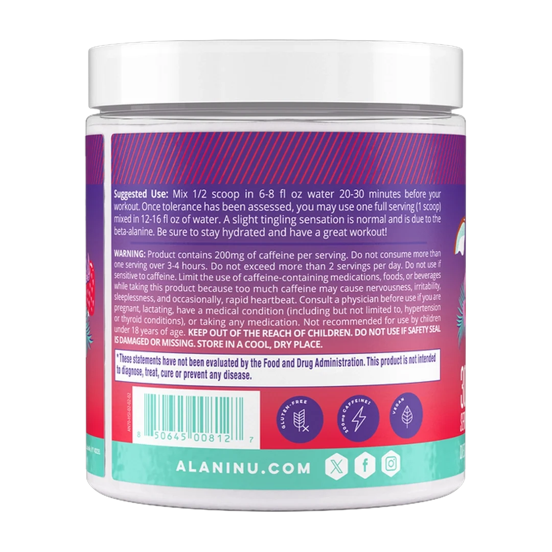 Alani Nu, Pre-Workout, Hawaiian Shaved Ice, 10.7 oz (306 g)