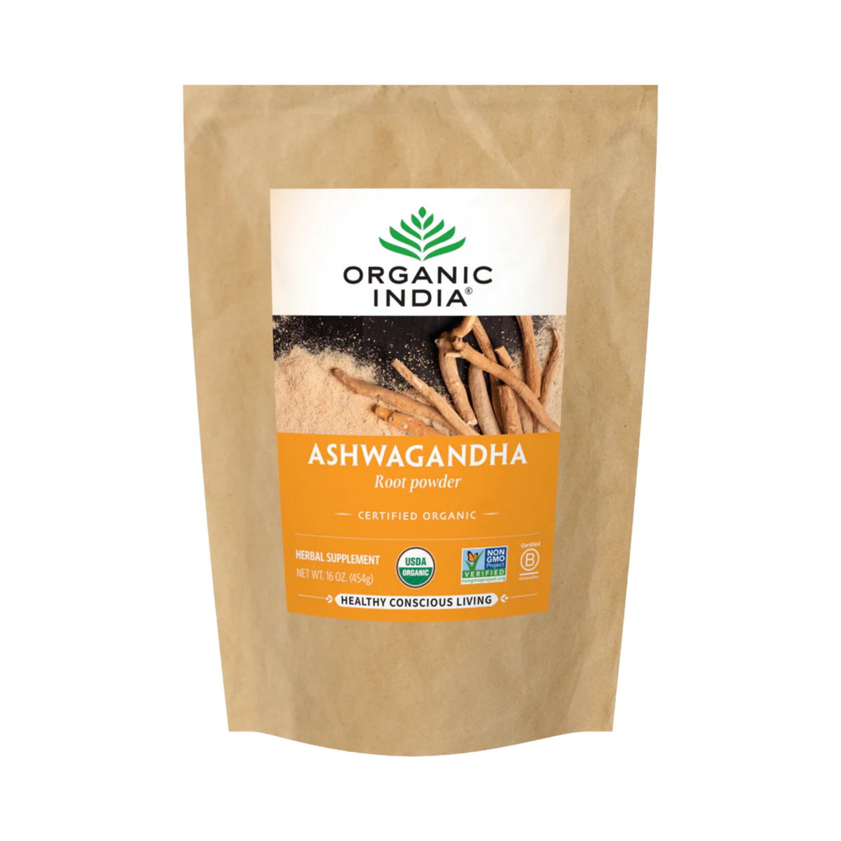 Organic India, Ashwagandha Root Powder, 16 Oz