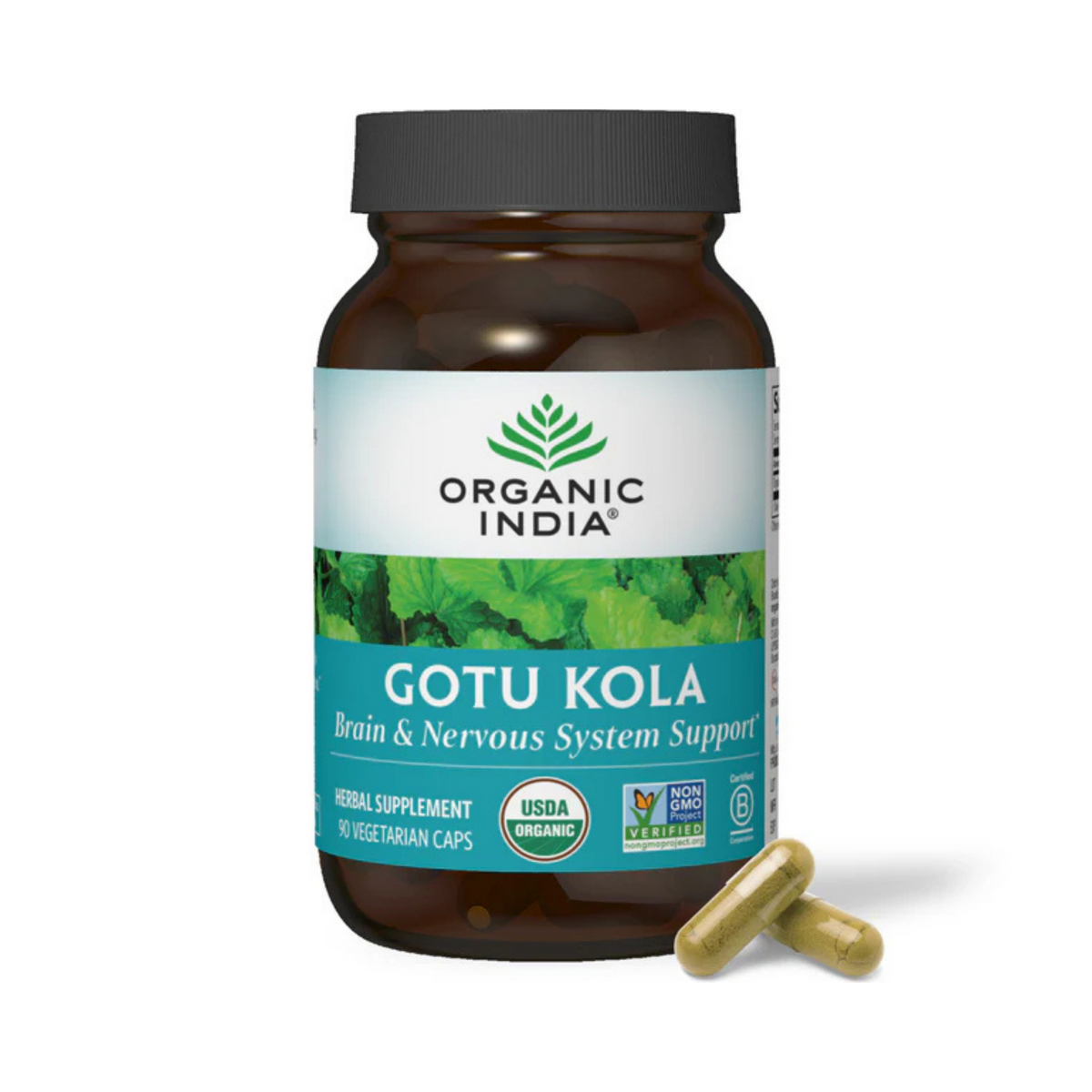 Organic India, Gotu Kola, 700 Mg, 90 Vegetarian Caps