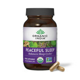 Organic India, Peaceful Sleep, 90 Vegetarian Caps