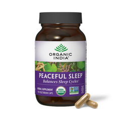 Organic India, Peaceful Sleep, 90 Vegetarian Caps