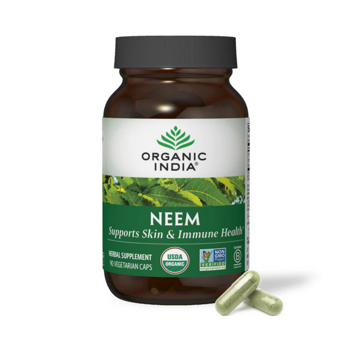 Organic India, Neem, 90 Vegetarian Caps