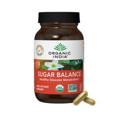 Organic India, Sugar Balance, Healthy Glucose Metabolism, 90 Veg Caps