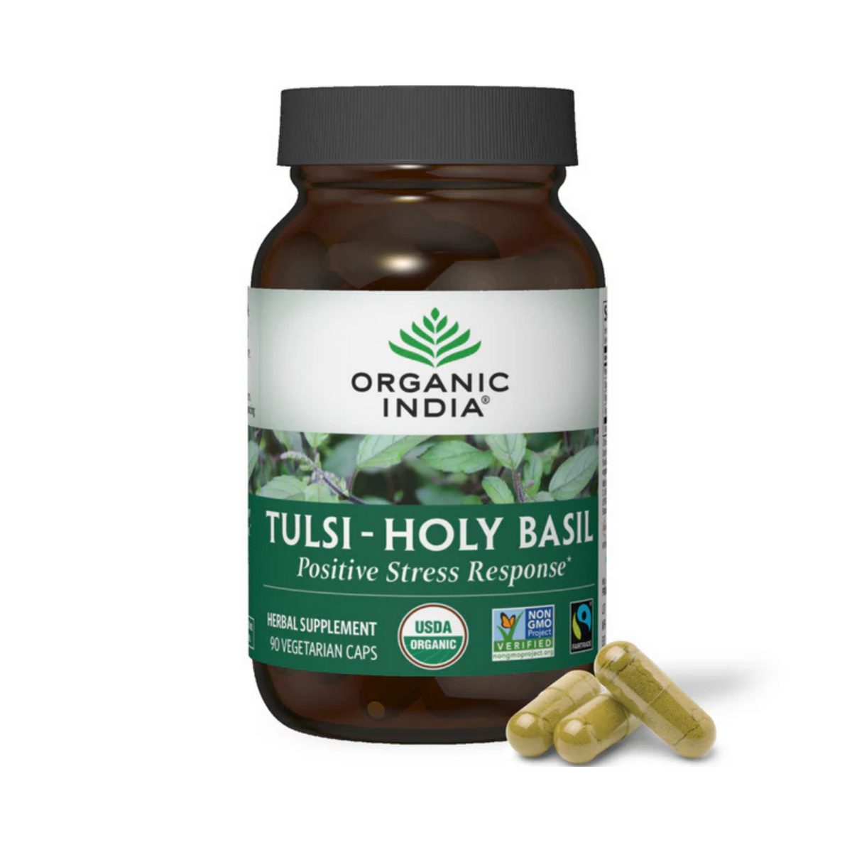 Organic India, Tulsi-Holy Basil, 90 Vegetarian Caps