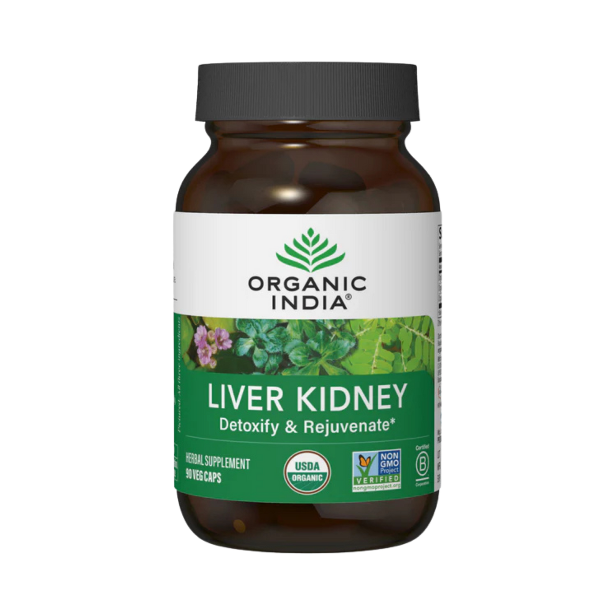 Organic India, Liver Kidney, 90 Veg Caps