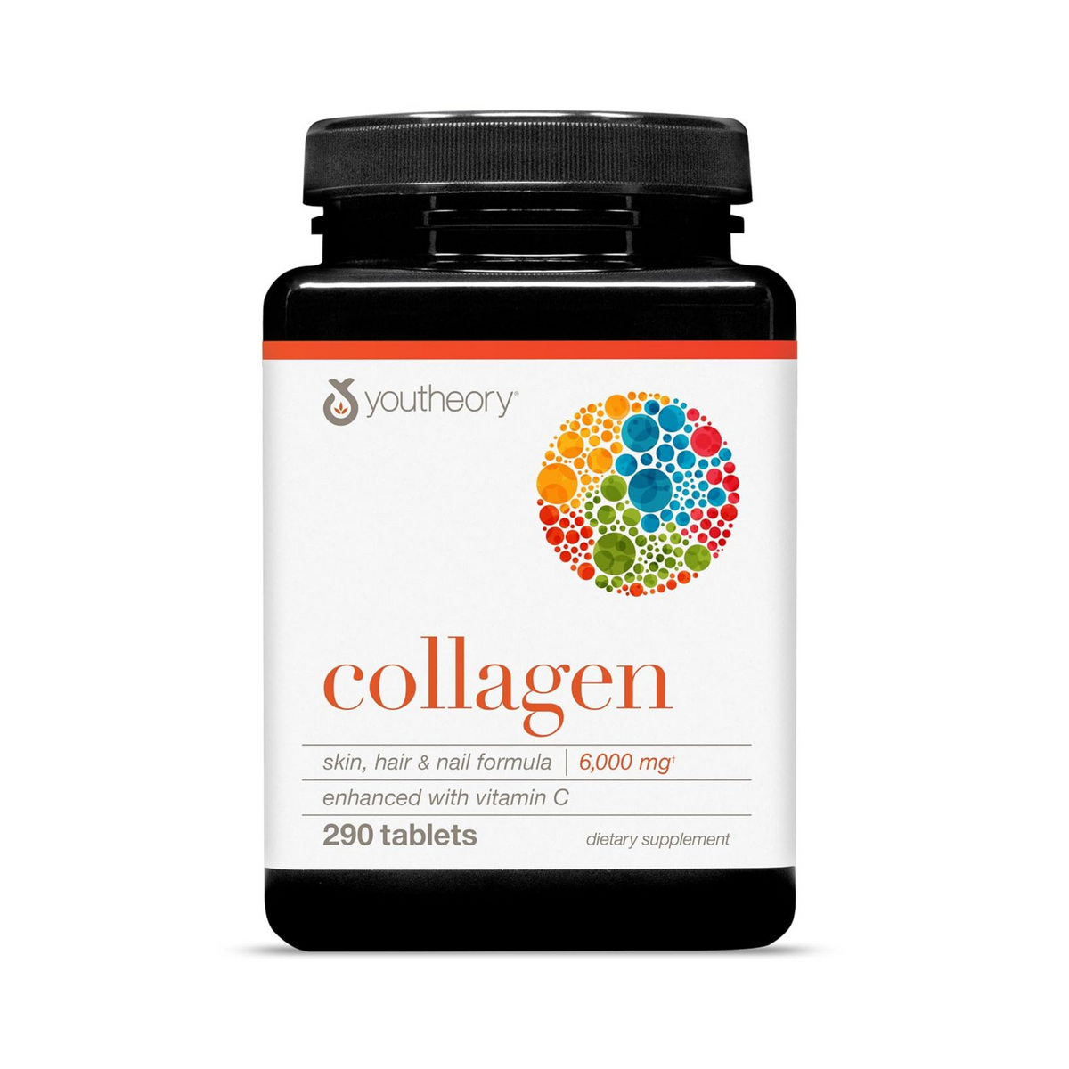Youtheory, Collagen Advanced Formula 1, 2 and 3, 6000Mg, 290 Tablets