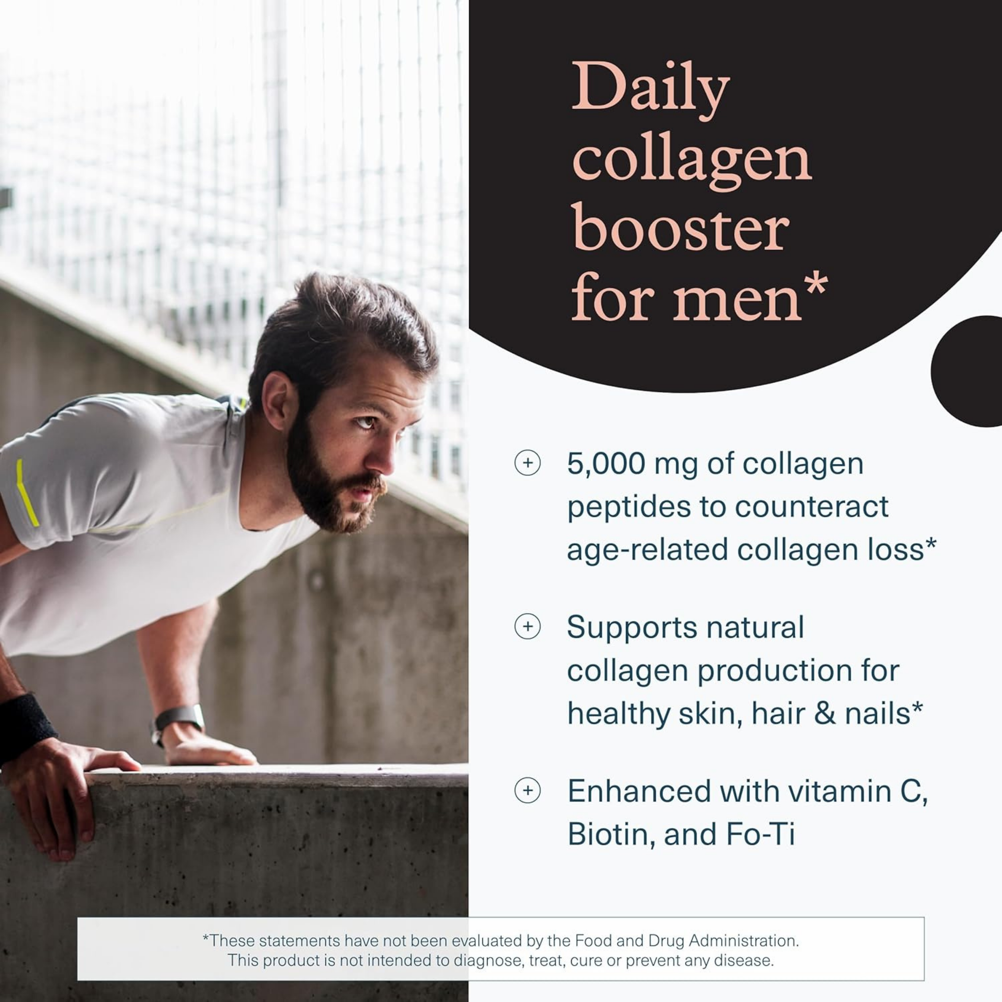Youtheory, Collagen, for Men, 290  Tablets