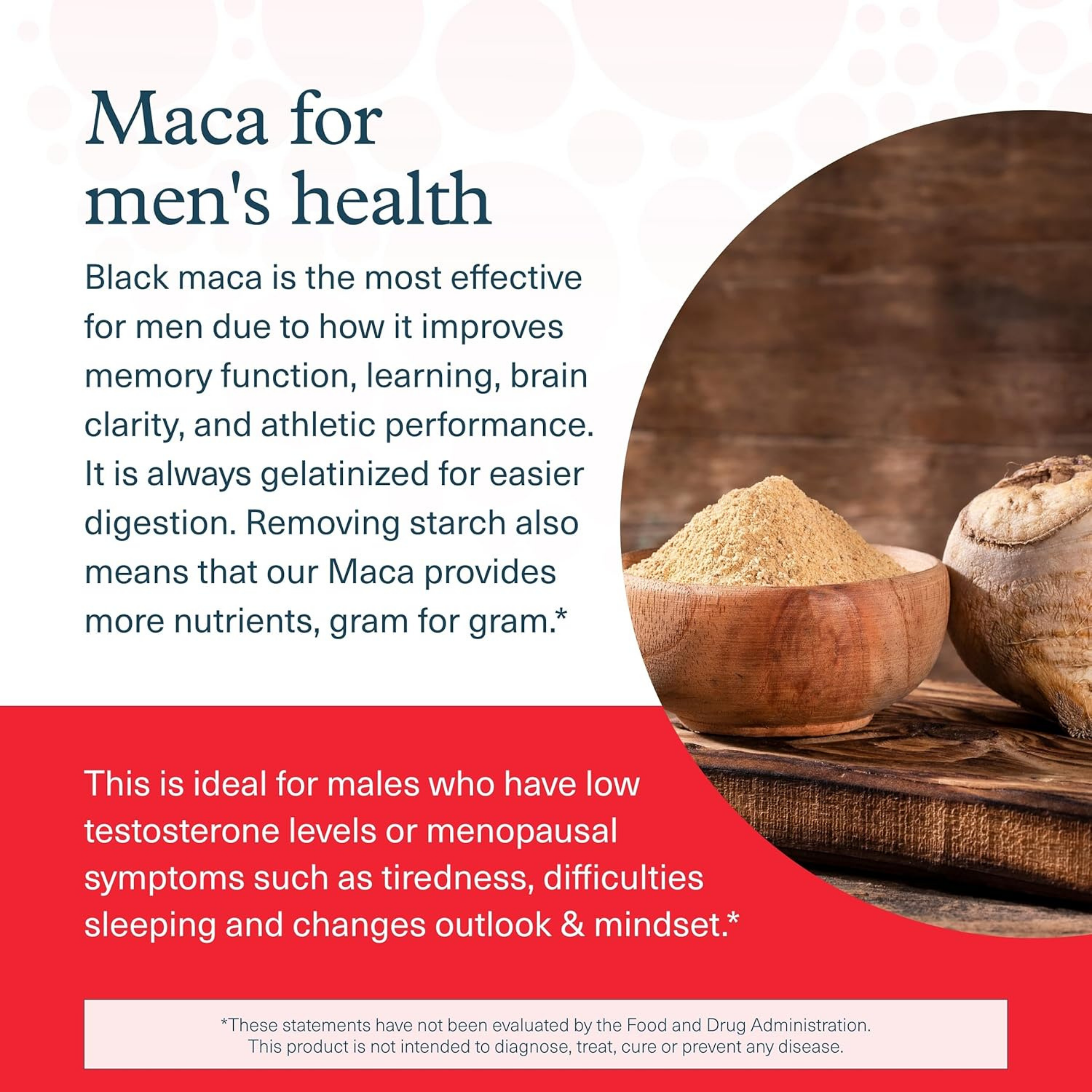 Youtheory, Men's Maca, 120 Vegetable Capsules