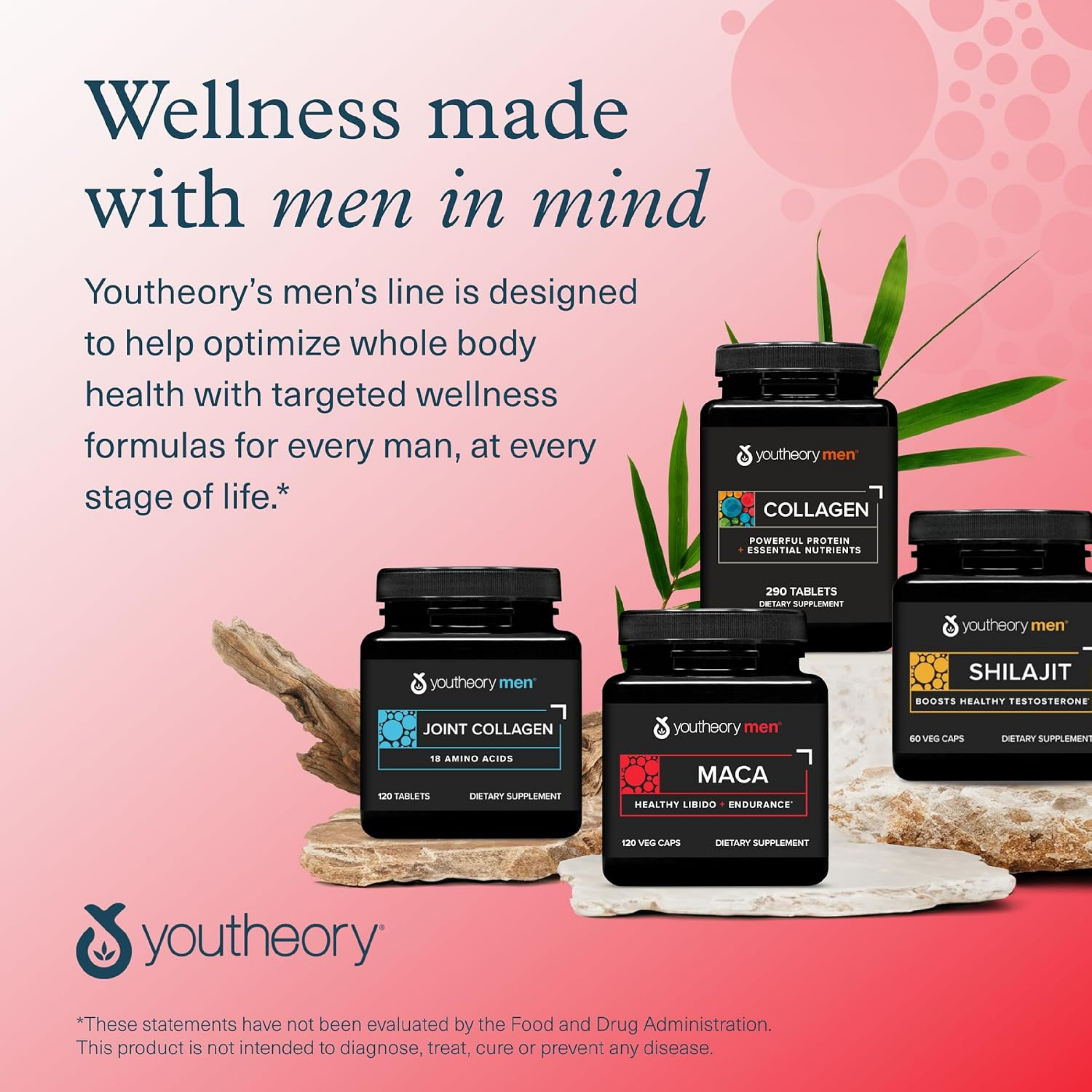 Youtheory, Men's Maca, 120 Vegetable Capsules