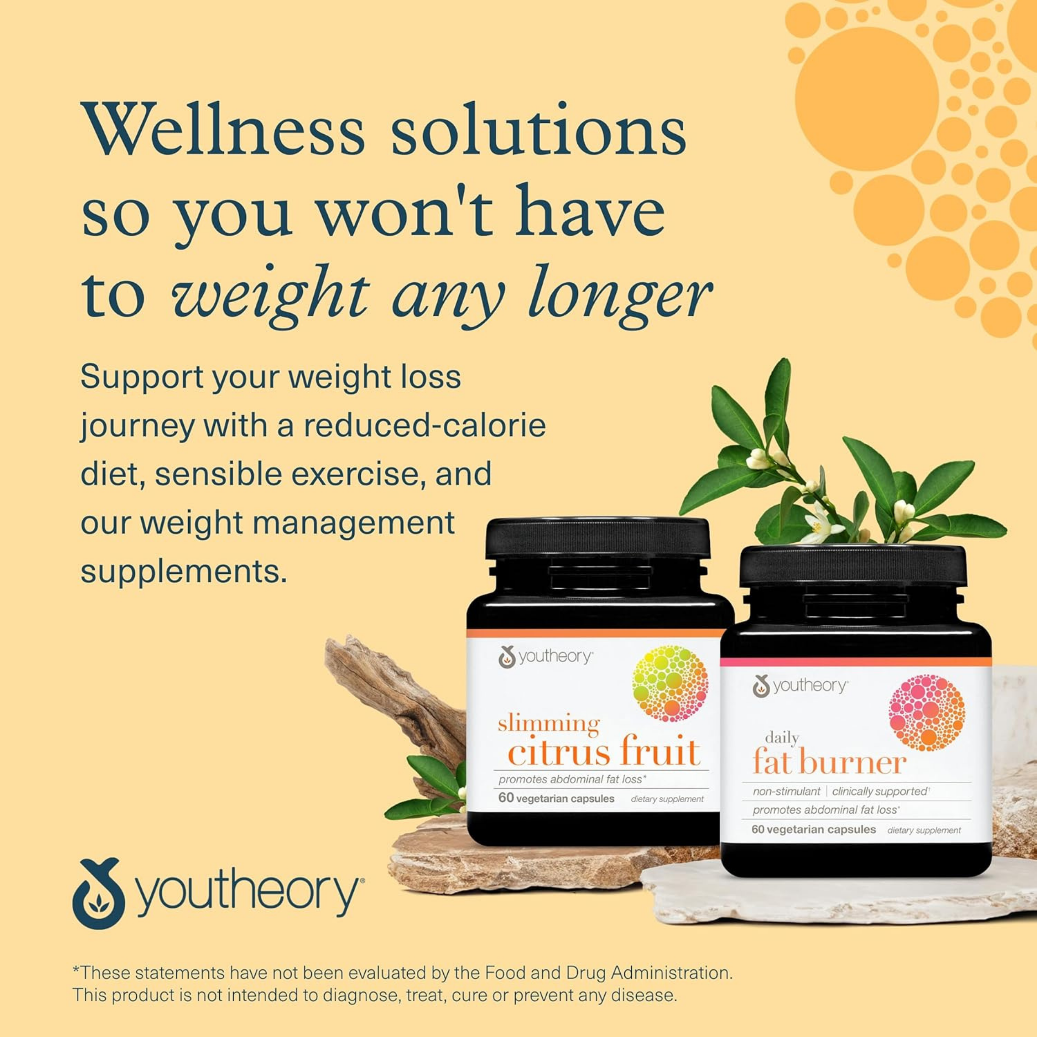 Youtheory, Slimming Citrus Fruit, 60 Vegetarian Capsules