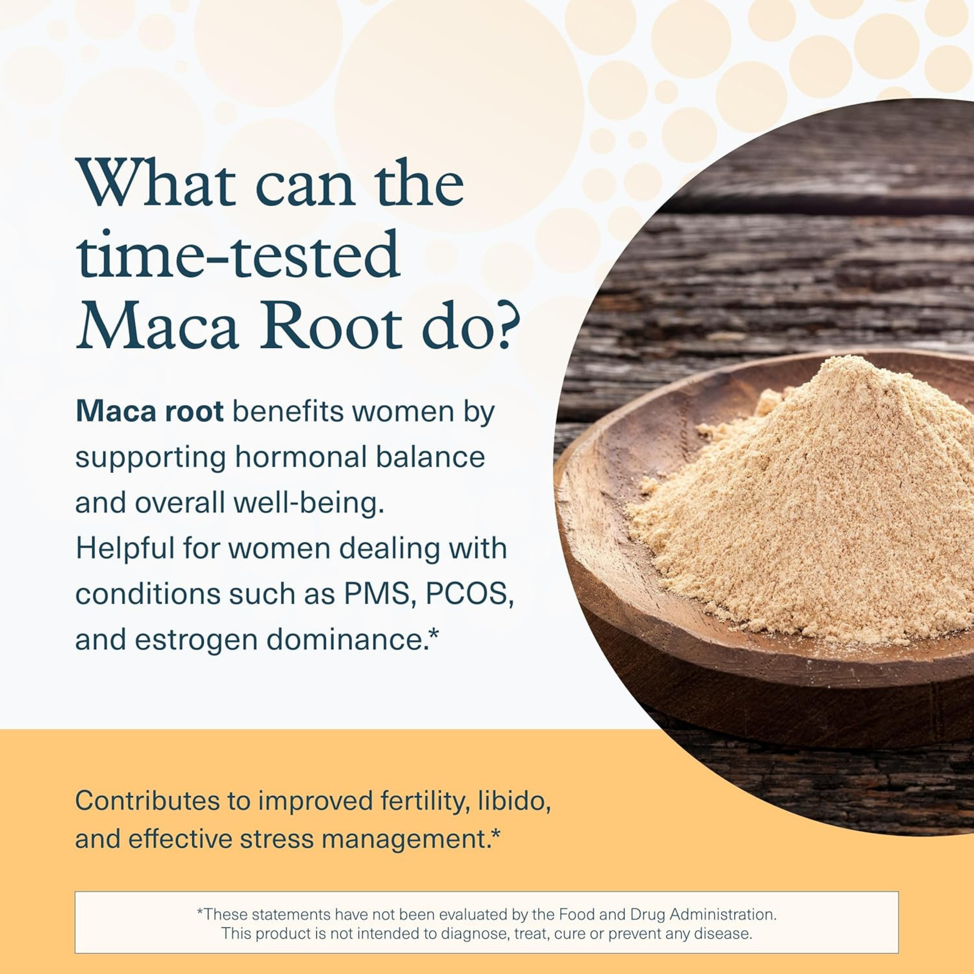 Youtheory, Women's Maca Root, Nutrient - Dense Superfood, 120 Vegetarian Capsules