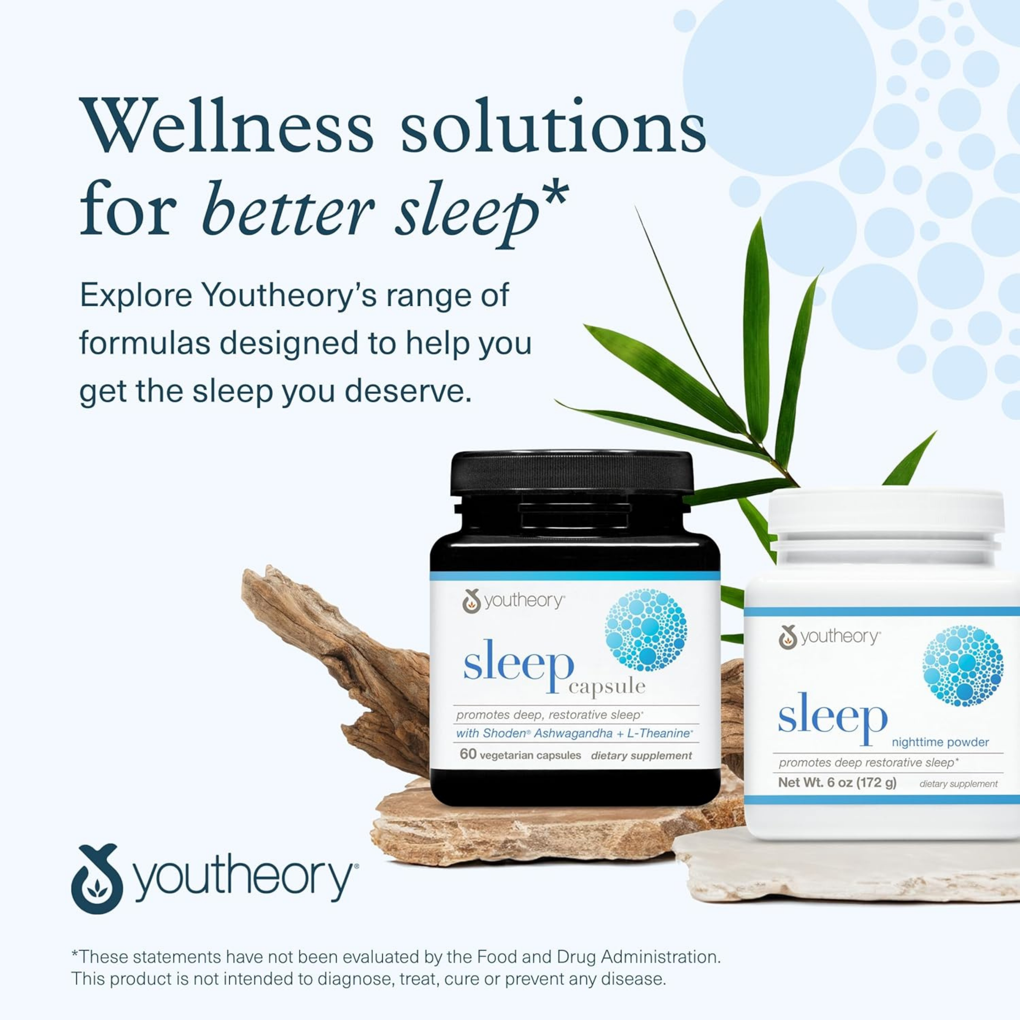 Youtheory, Sleep Nighttime Powder, 6 OZ Ounce