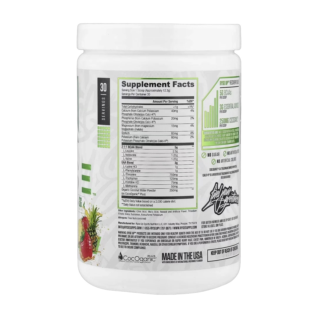 RYSE, BCAA/EAA, Strawberry Pineapple, 13 oz (369 g)