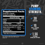 RYSE, Blackout Pump Cap Max Food Supplement, 120 Capsules, Stimulant Free