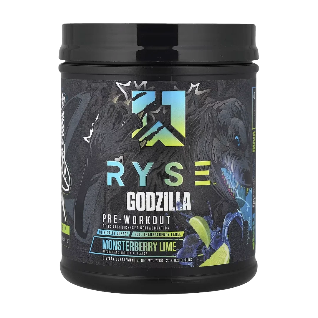 RYSE, Godzilla, Pre-Workout, Monsterberry Lime, 1.74 lbs (776 g)