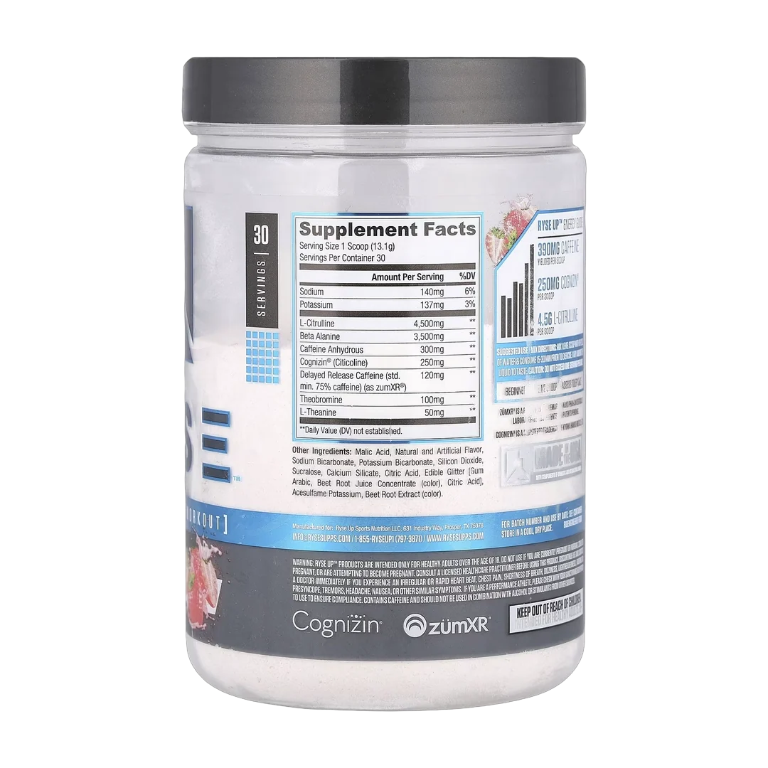 RYSE, Loaded Pre, High Stim Pre-Workout, Pink Splash, 13.9 oz (393 g)