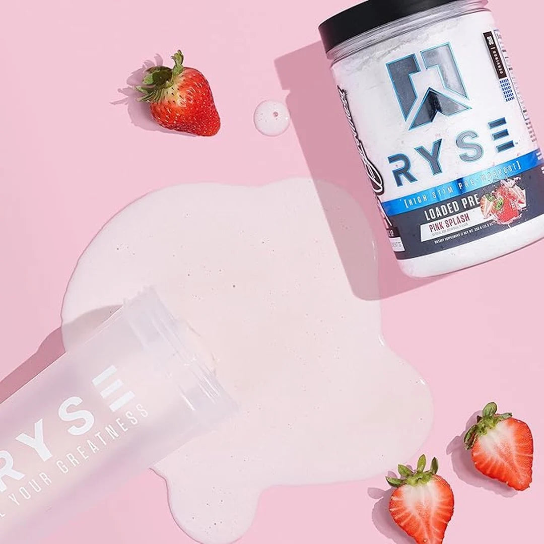 RYSE, Loaded Pre, High Stim Pre-Workout, Pink Splash, 13.9 oz (393 g)