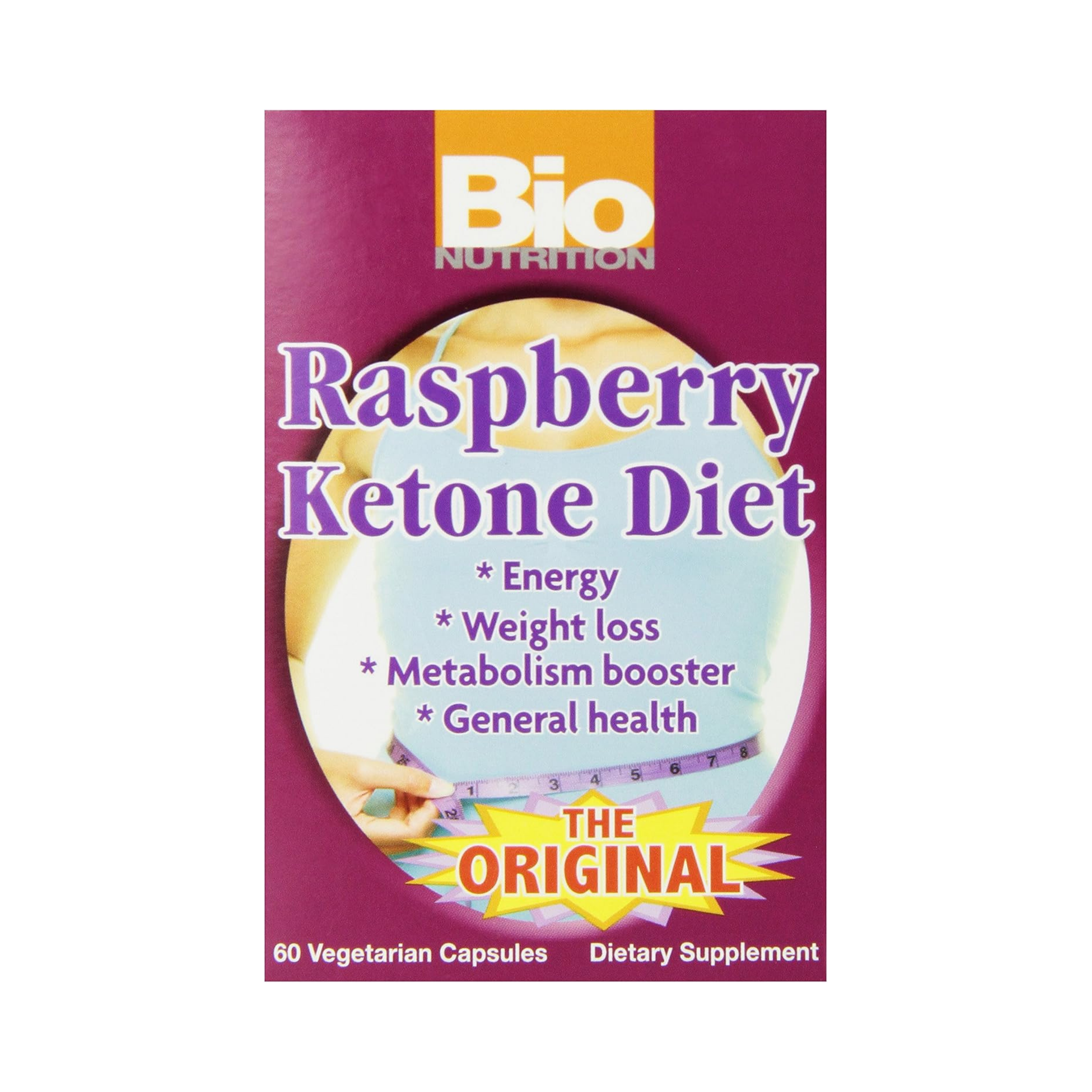 Bio Nutrition Raspberry Ketone Diet Capsules, 60 Capsules