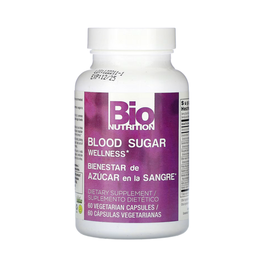 Bio Nutrition, Blood Sugar Wellness, 60 Vegetarian Capsules