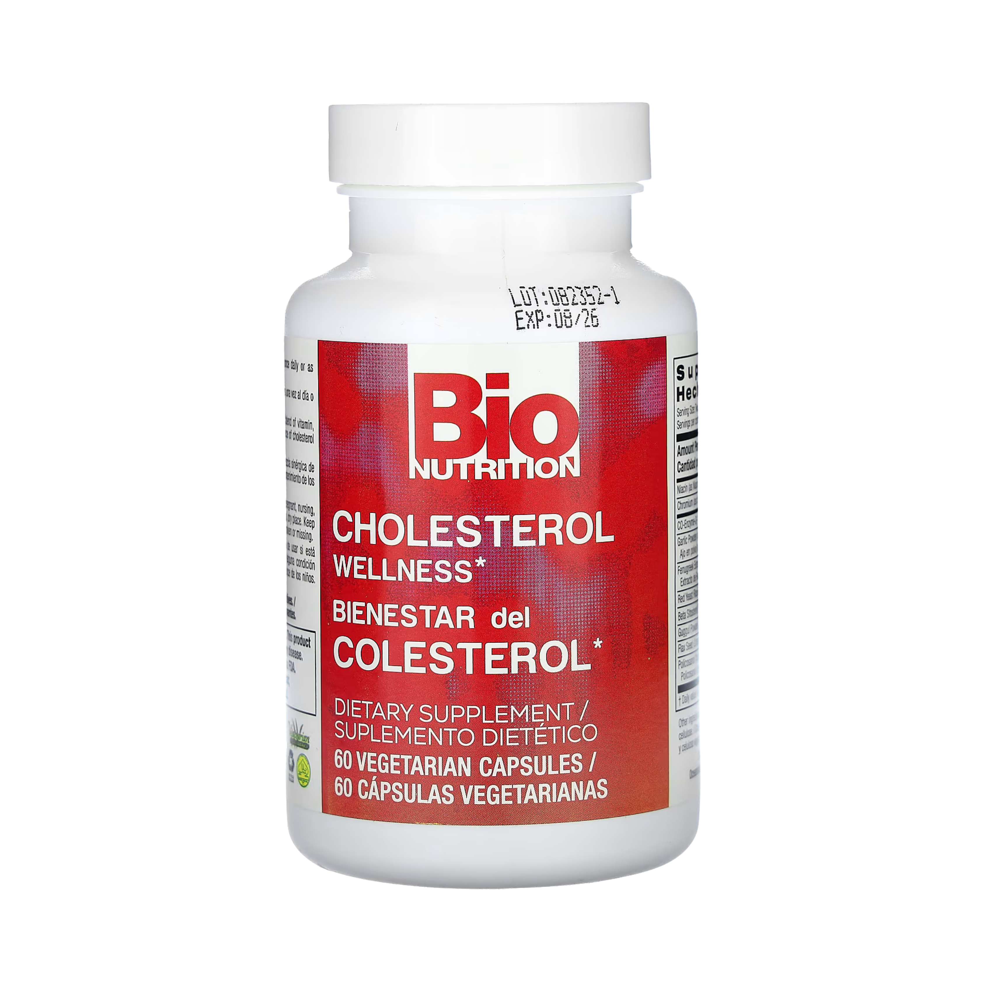 Bio Nutrition, Cholesterol Wellness, 60 Vegetarian Capsules