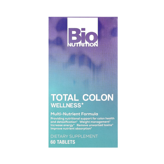 Bio Nutrition, Total Colon Wellness, 60 Tablets