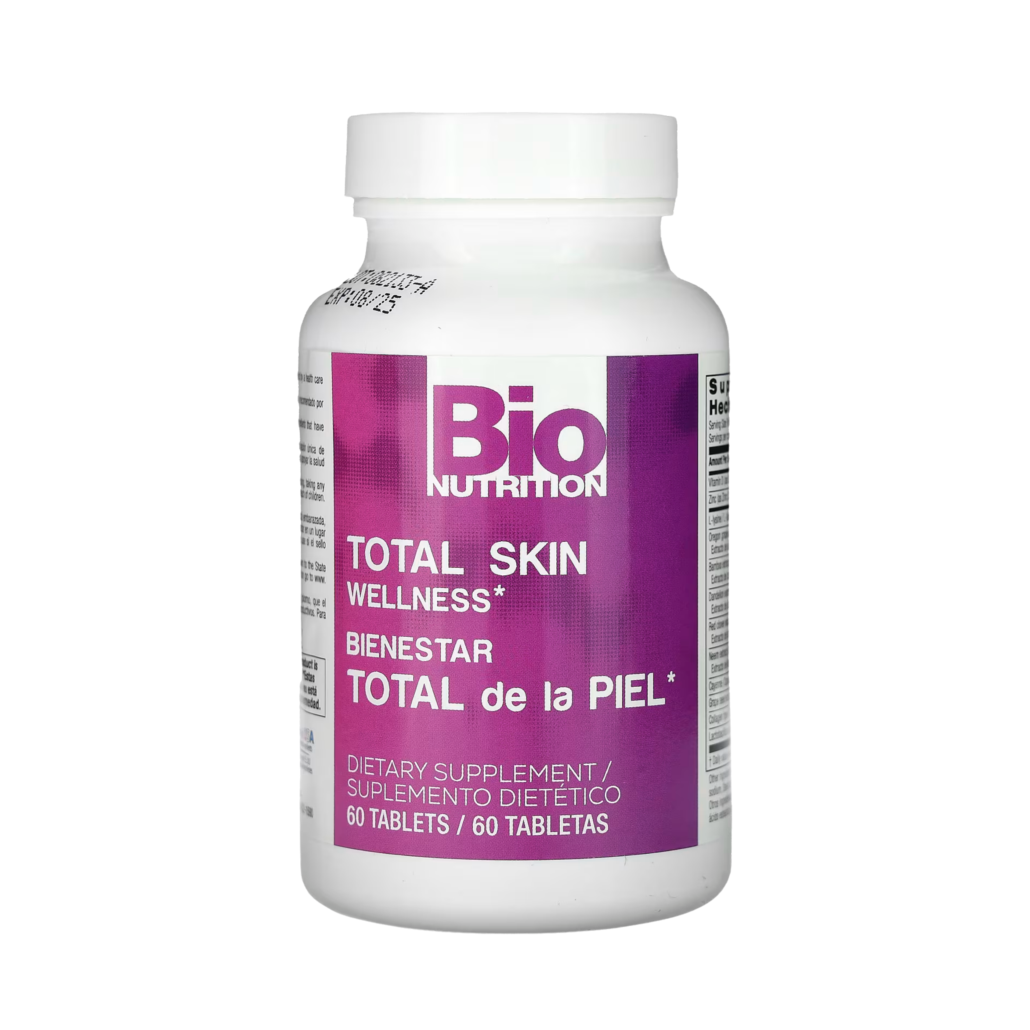 Bio Nutrition, Total Skin Wellness, 60 Tablets