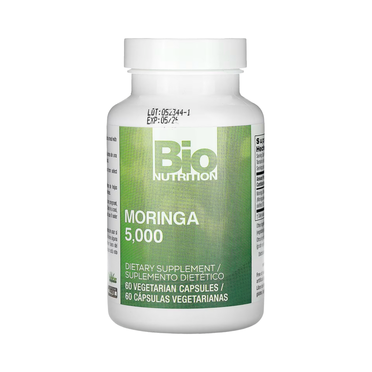 Bio Nutrition, Moringa, 5,000 Mg, 60 Vegetarian Capsules