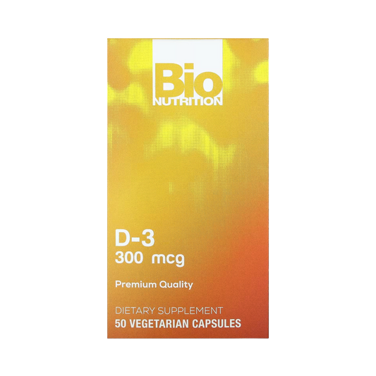 Bio Nutrition, D-3, 300 Mcg, 50 Vegetarian Capsules
