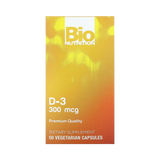 Bio Nutrition, D-3, 300 Mcg, 50 Vegetarian Capsules