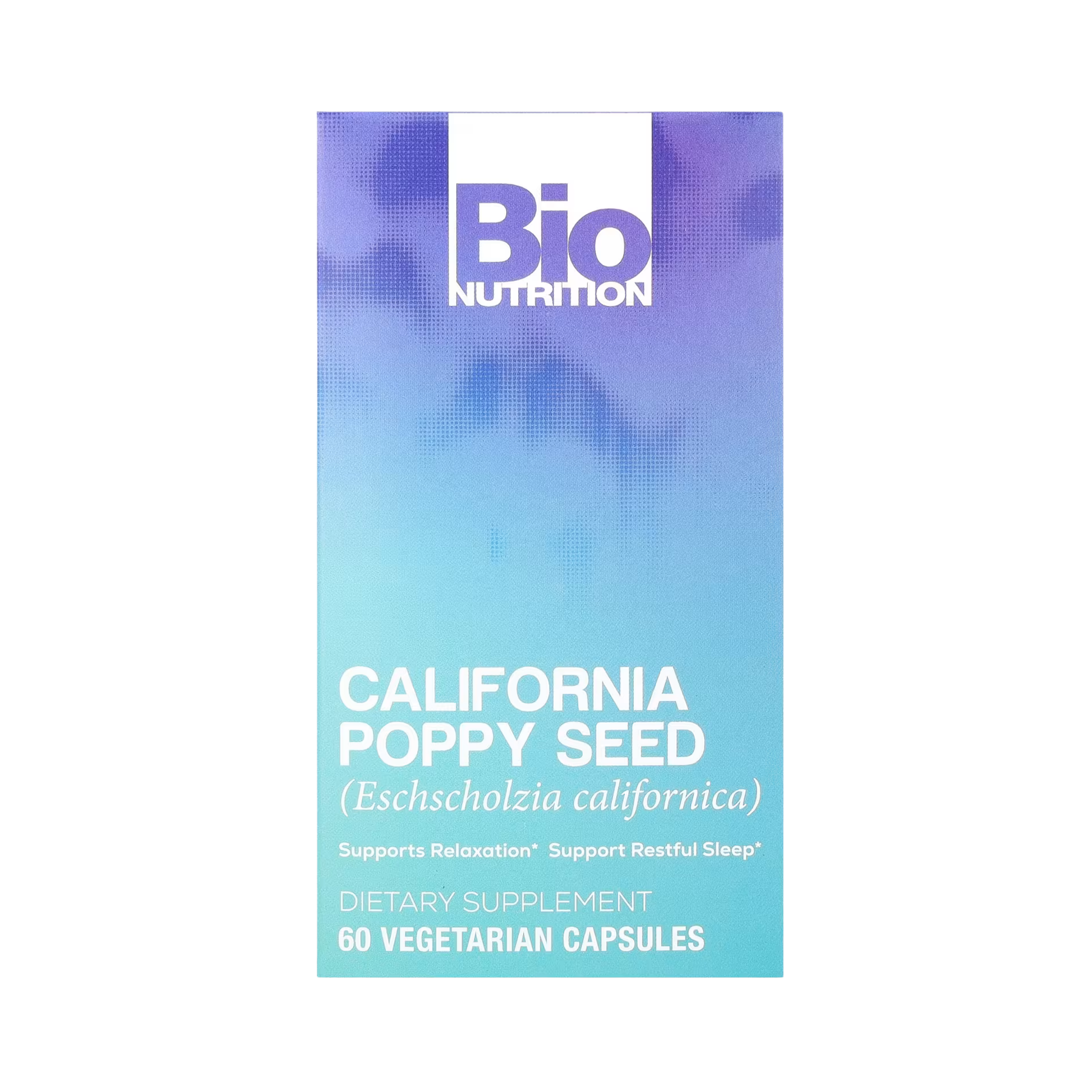 Bio Nutrition, California Poppy Seed, 500 Mg, 60 Vegetarian Capsules