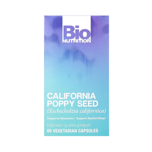 Bio Nutrition, California Poppy Seed, 500 Mg, 60 Vegetarian Capsules