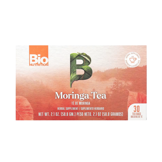 Bio Nutrition, Moringa Tea, Caffeine Free, 30 Tea Bags, 2.1 Oz