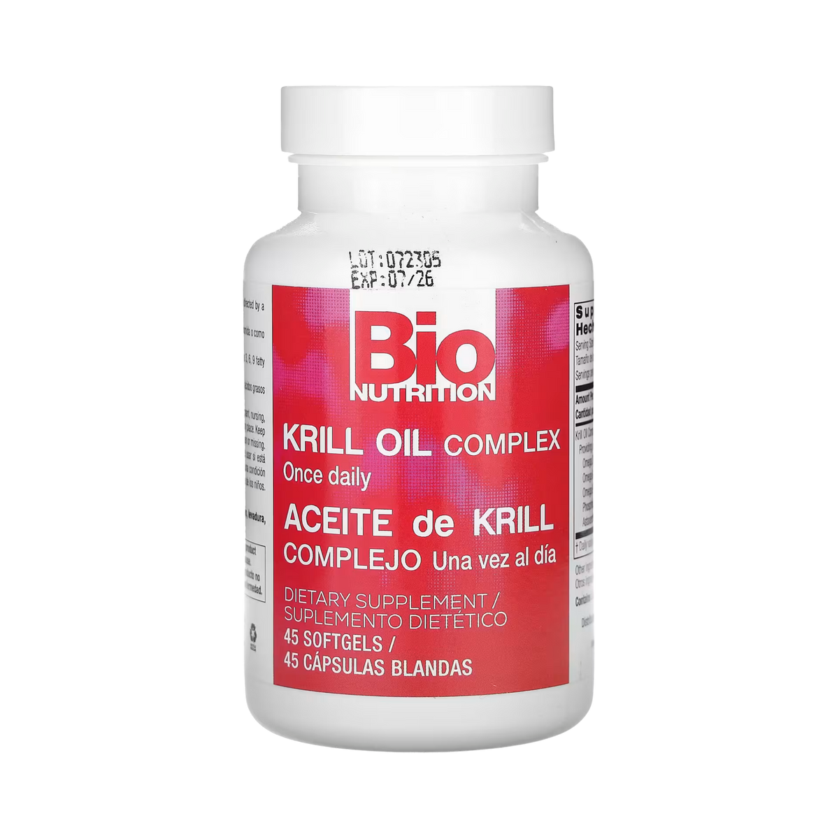 Bio Nutrition, Krill Oil Complex, 500 Mg, 45 Softgels