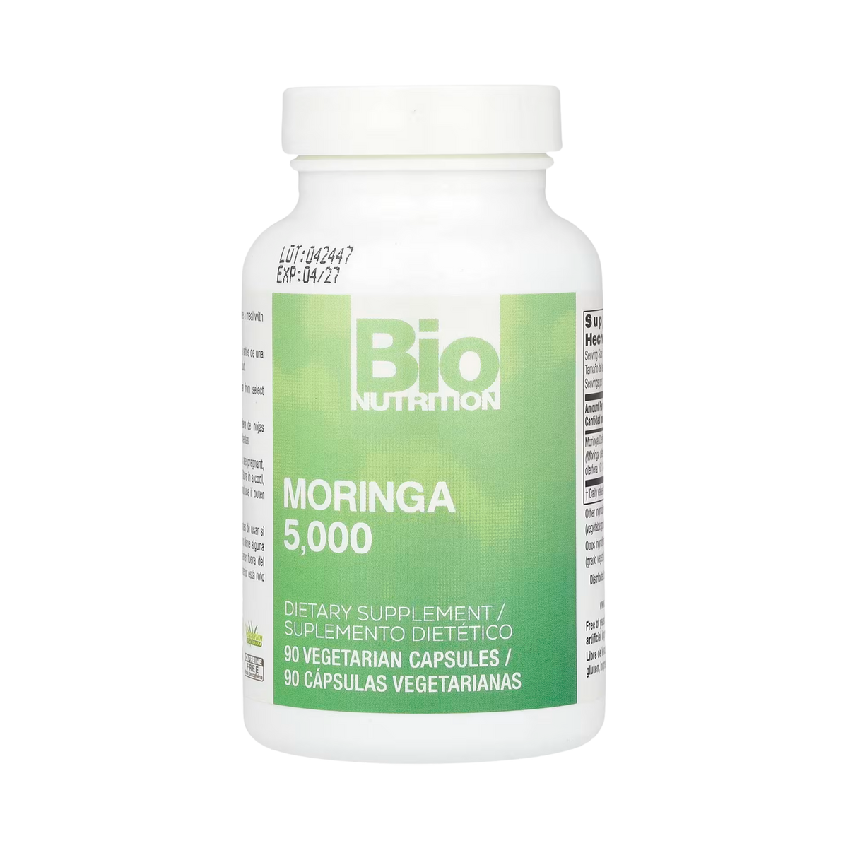 Bio Nutrition, Moringa 5,000, 5,000 Mg, 90 Vegetarian Capsules