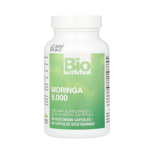 Bio Nutrition, Moringa 5,000, 5,000 Mg, 90 Vegetarian Capsules