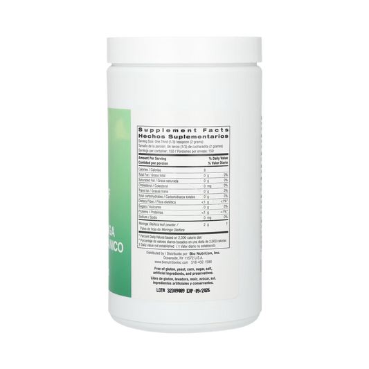Bio Nutrition, Organic Moringa Leaf Powder, 300 g