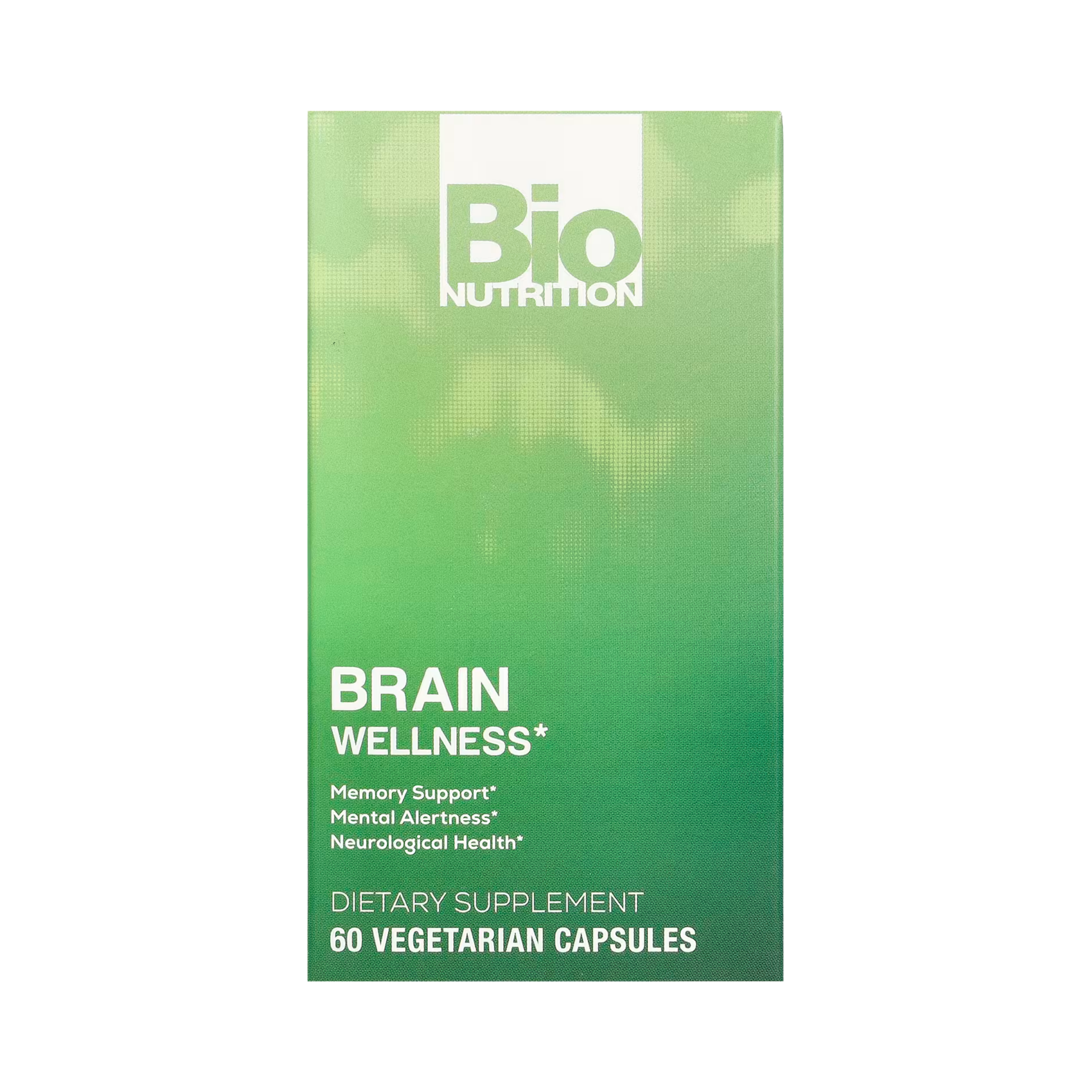Bio Nutrition, Brain Wellness, 60 Vegetarian Capsules