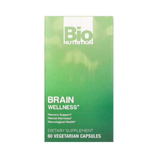 Bio Nutrition, Brain Wellness, 60 Vegetarian Capsules