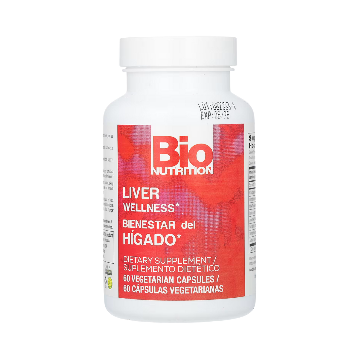 Bio Nutrition, Liver Wellness, 60 Vegetarian Capsules