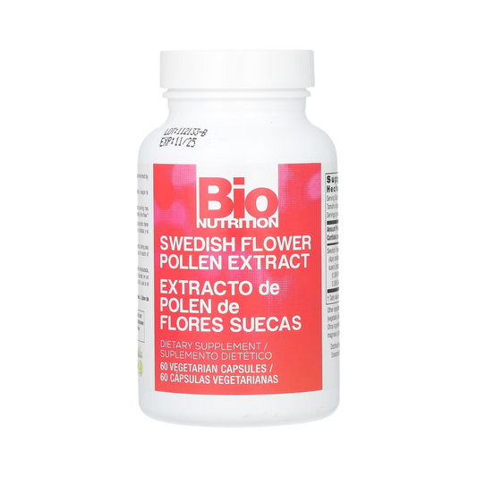 Bio Nutrition, Swedish Flower Pollen Extract, 500 Mg, 60 Vegetarian Capsules