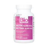 Bio Nutrition, Biotin, Maximum Strength, 10,000 Mcg, 60 Snap Tabs