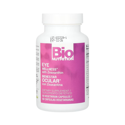 Bio Nutrition, Eye Wellness with Zeaxanthin, 60 Vegetarian Capsules