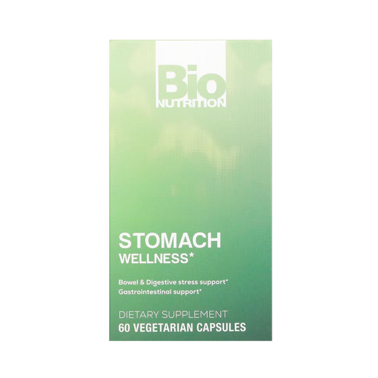 Bio Nutrition, Stomach Wellness, 60 Vegetarian Capsules