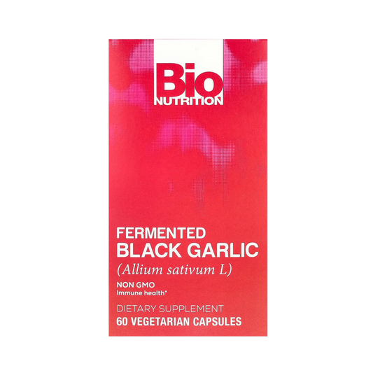 Bio Nutrition, Fermented Black Garlic, 450 Mg, 60 Vegetarian Capsules